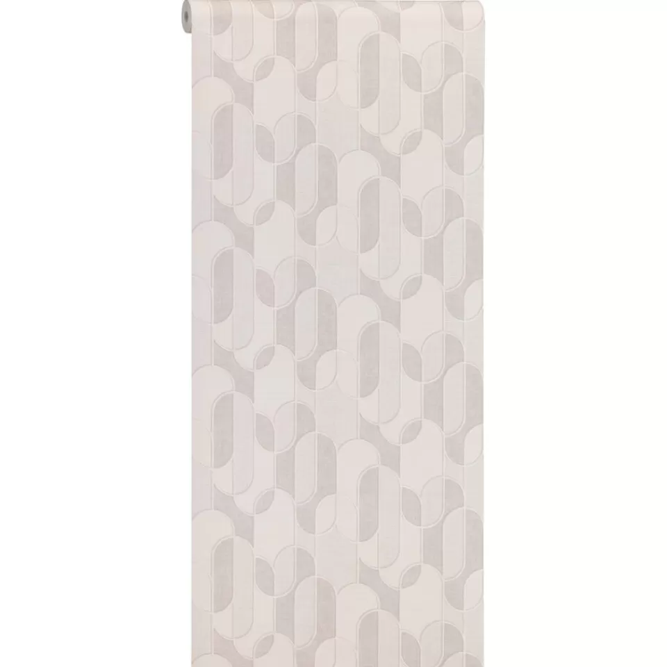 Kwantum Behang Ruby Beige | Vliesbehang