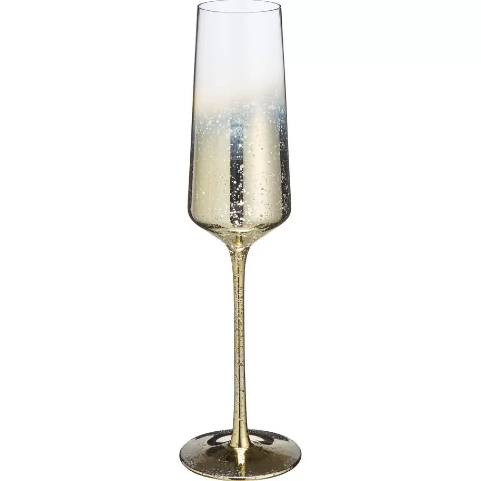 Kwantum Champagneglas Shine Goud - 270 Ml | Kerstservies | Glazen