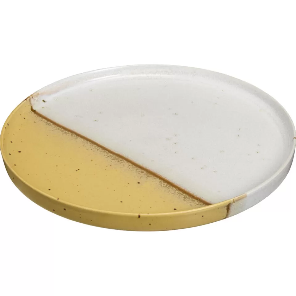 Kwantum Dinerbord Ivo Oker - ⌀26,8cm | Borden | Borden