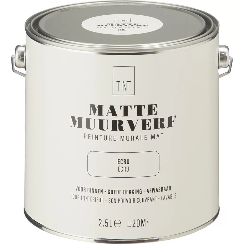 Kwantum Muurverf Mat Ecru 2.5 L | Muurverf