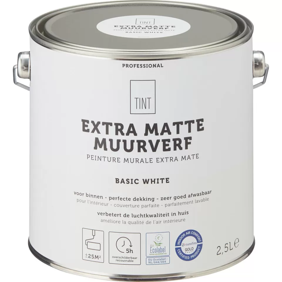 Kwantum Muurverf Professional Basic White 2.5 L | Muurverf