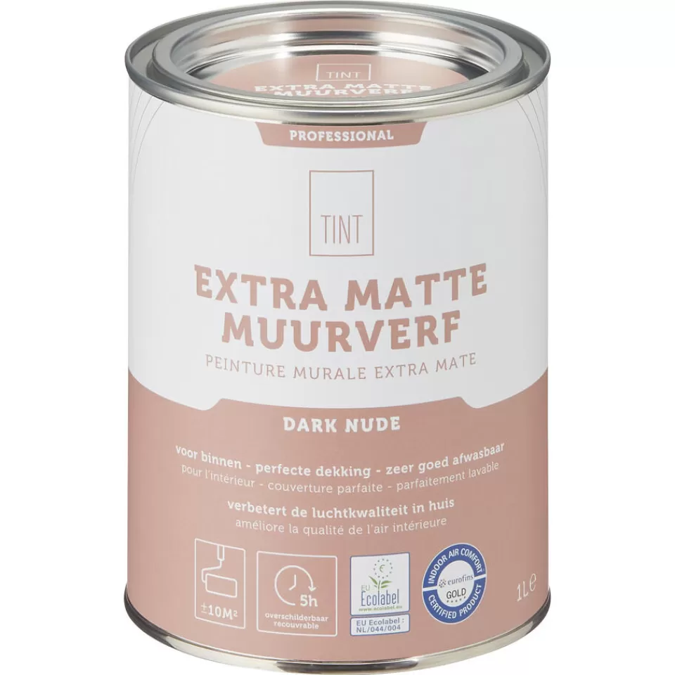 Kwantum Muurverf Professional Dark Nude 1 L | Muurverf