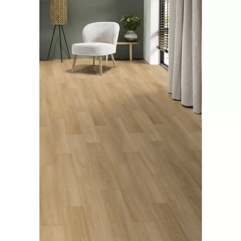 Kwantum Plak PVC Linton Naturel Eiken Visgraat | Visgraat Pvc | Plak Pvc-Vloeren