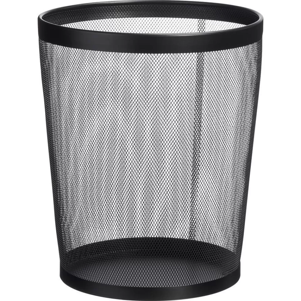 Kwantum Prullenmand Mesh 7 Liter Zwart | Afvalbakken | Badkameraccessoires