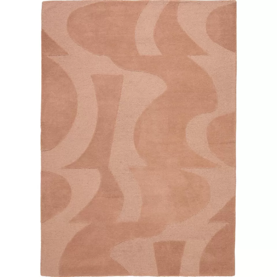 Kwantum Vloerkleed Papaya Terra 160x230 Cm | Vloerkleden Kinderkamer | Ronde Vloerkleden